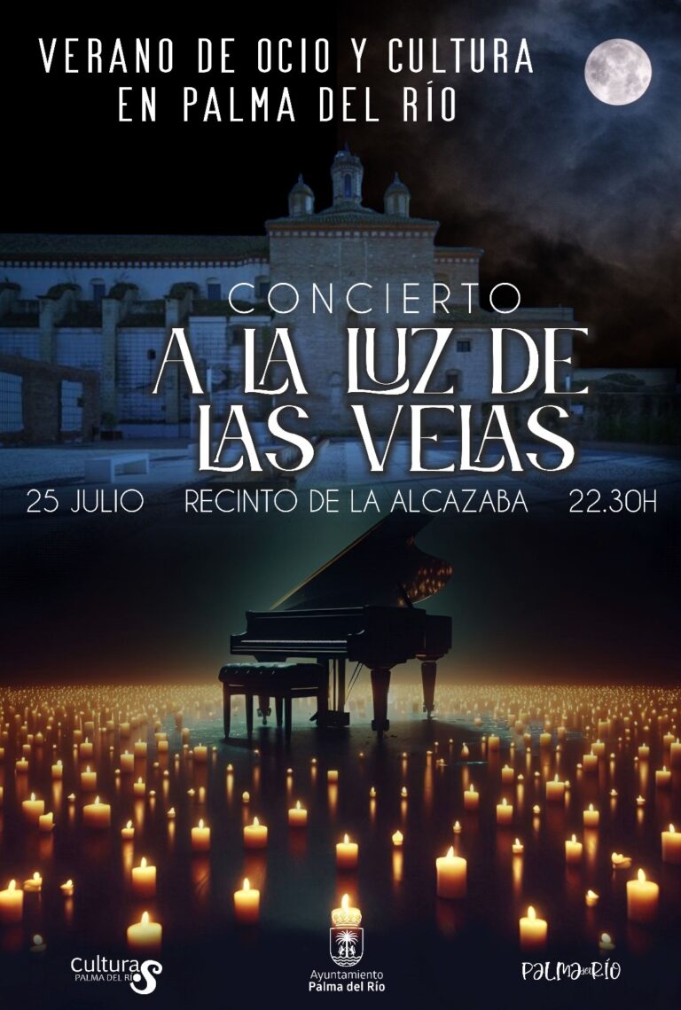 Música de Velas en el Recinto de la Alcazaba de Palma del Río, iluminado por velas